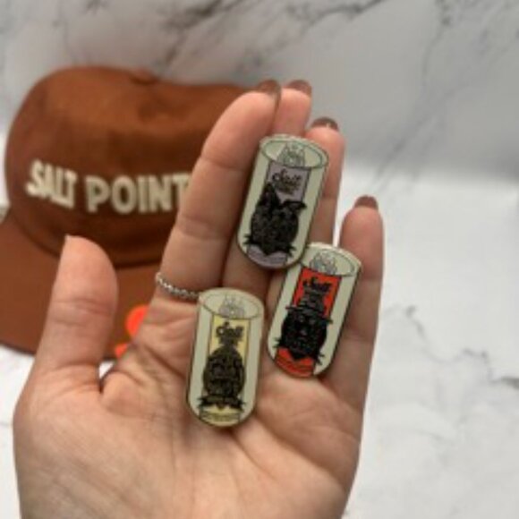 Salt Point Merch Bundle Brown Hat Pins Patches Cocktail Brand California - Picture 7 of 10